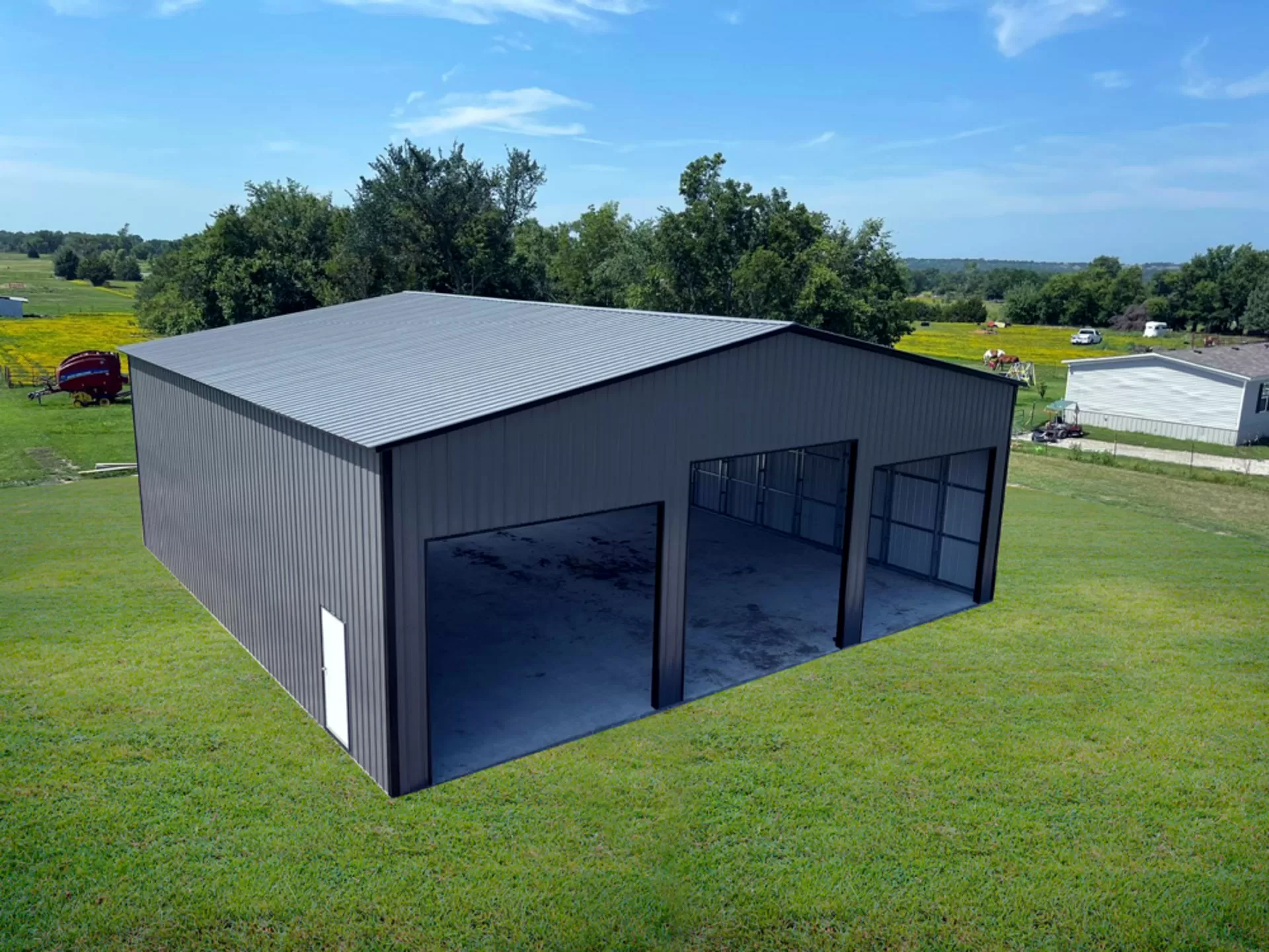 Metal building install #3 near Lawton, OK &mdash; Barn Brothers