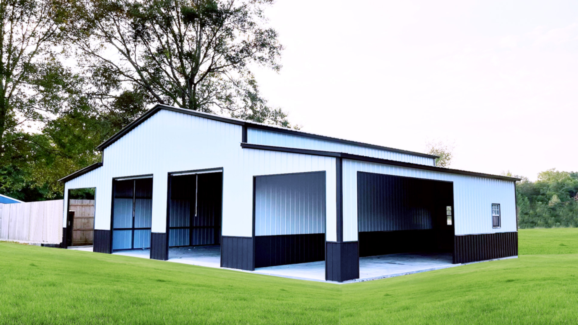 Wood and metal sheds delivered to Sand Springs, Oklahoma by Barn Brothers