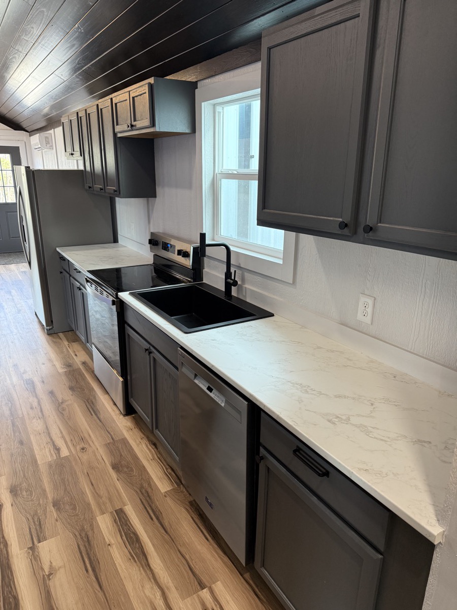 Full Galley Kitchen in The Classic tiny home