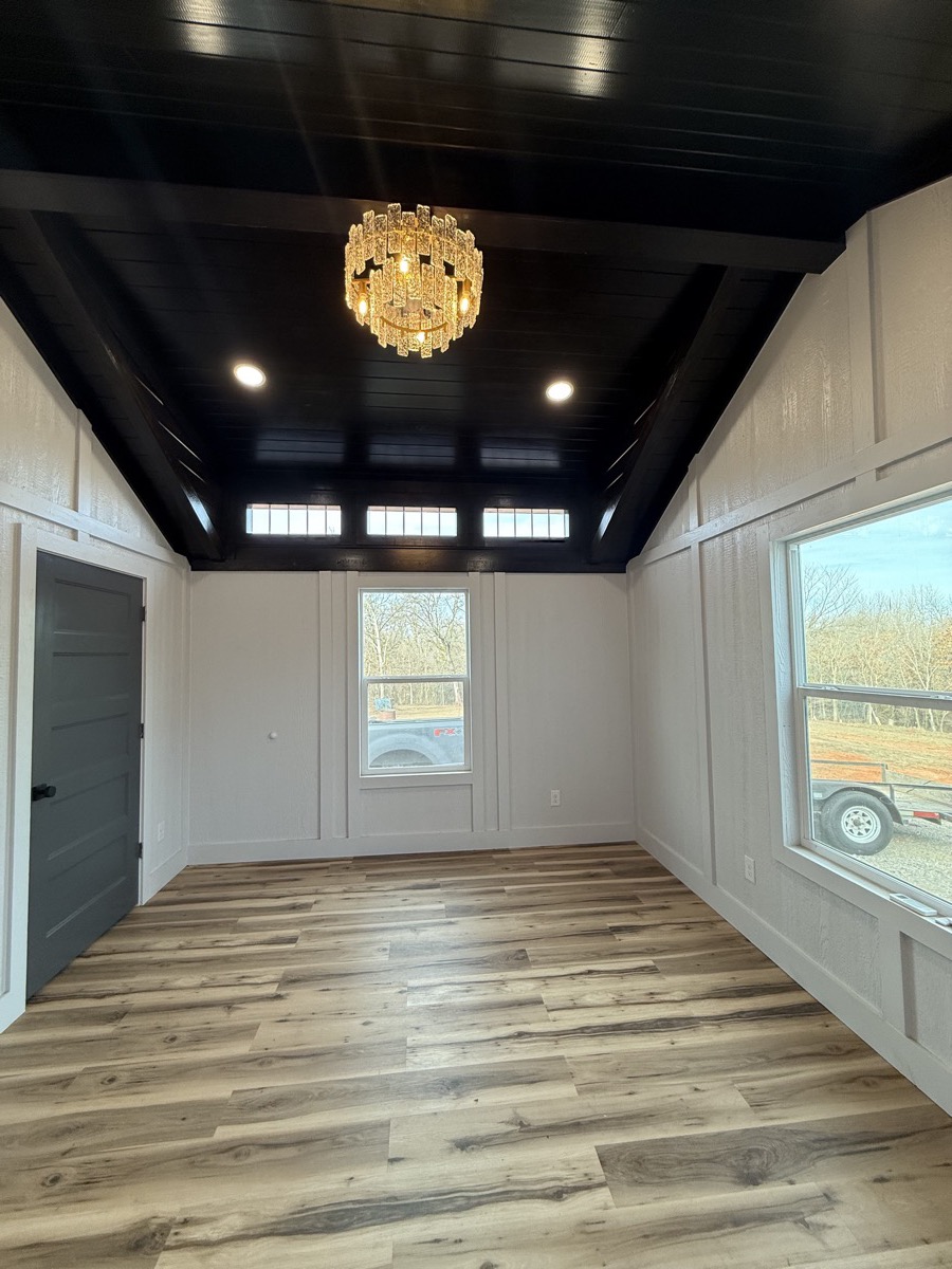 Premium Tongue & Groove Ceiling in The Classic tiny home
