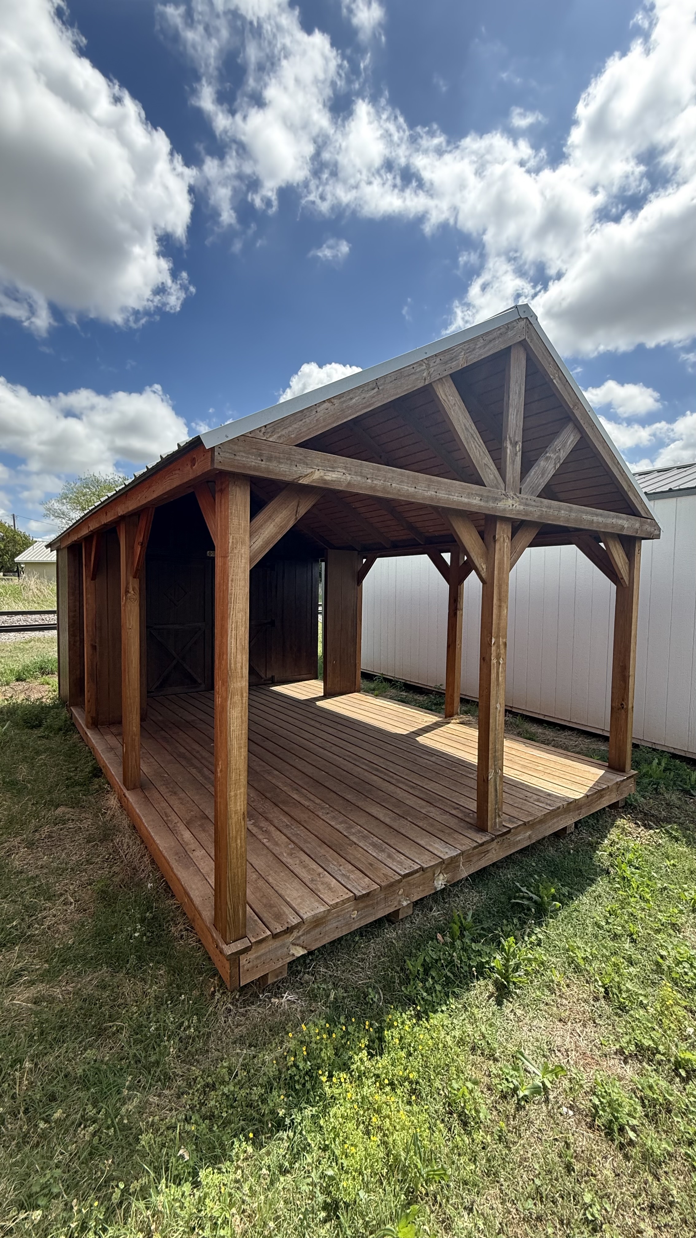 Teahouse w/ Pool storage 12X20